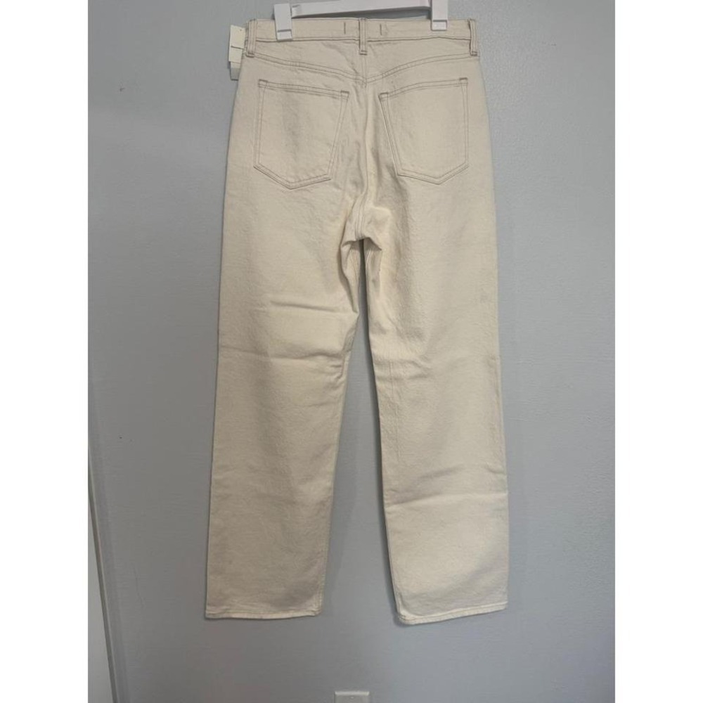 Abercrombie & Fitch The 90s Relaxed High Rise Jeans Beige Women's Size 31 Long - Picture 6 of 6